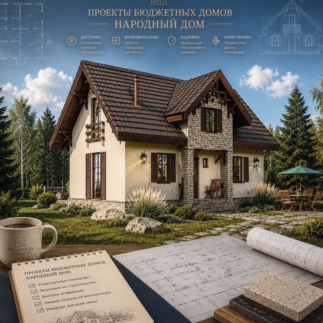 проекты небольших компактных домов